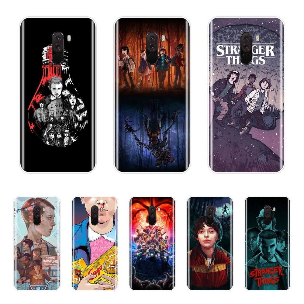 

Stranger Things Back Cover For Pocophone F1 Xiaomi Redmi Note 4 4X 5 5A 6 Pro Prime S2 4A 6A 5 Plus Soft Silicone Phone Case
