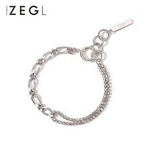 ZEGL хип-хоп браслет, простой богемный браслет, очаровательный женский браслет, ручная цепочка