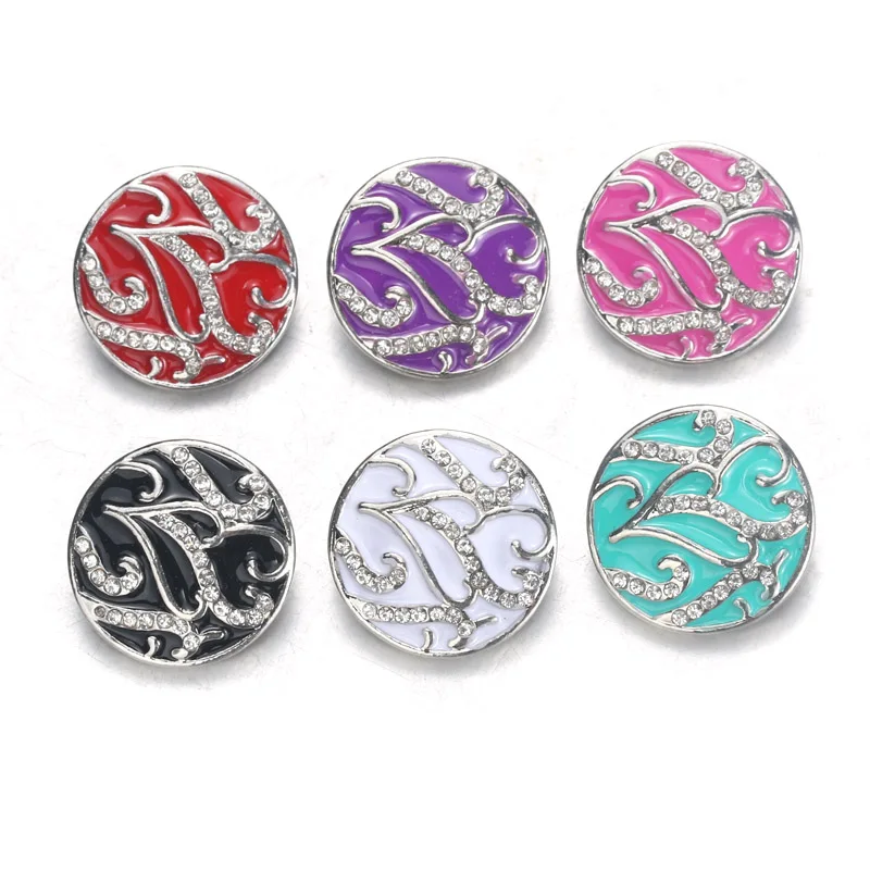 

10pcs/lot Hot Sale Trendy 18mm ODM , OEM Style Snap Button Jewelry Ginger Snaps Jewelry Fit Snap Button Bracelets Jewelry 6713
