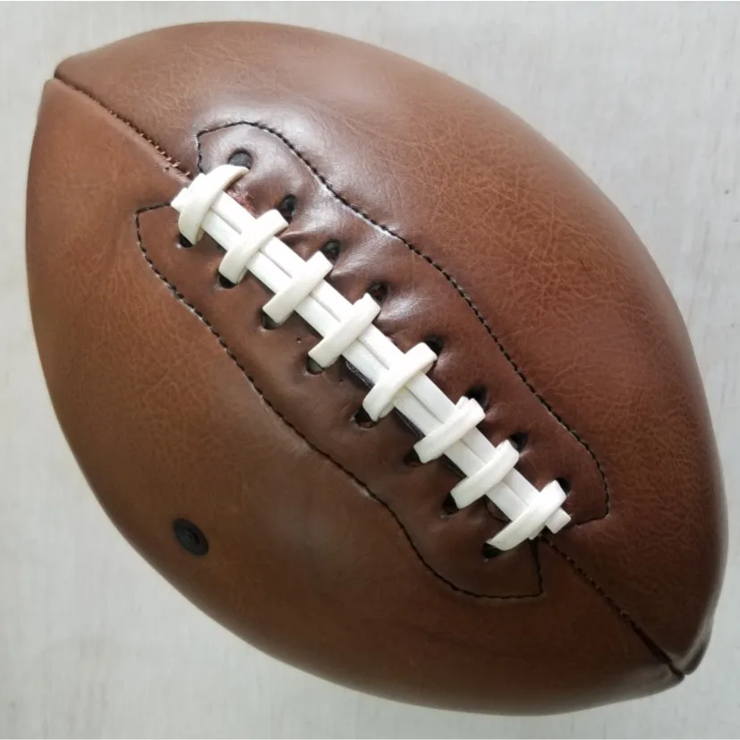 Free Shipping Outdoor Sport Rugby Ball American Football Ball Vintage Pu Size 9 For College Teenagers Training Decoration Ball American Football American Football Ballrugby Ball Aliexpress