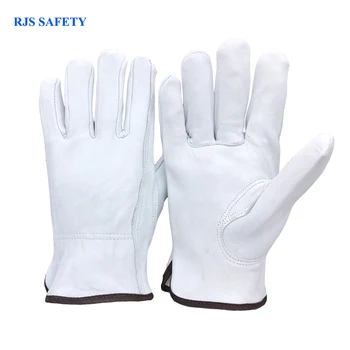 Safety Work Gloves Sheepskin Leather Men Working Welding Gloves Safety Protective Garden Sports MOTO Wear-resistin Gloves 4020W