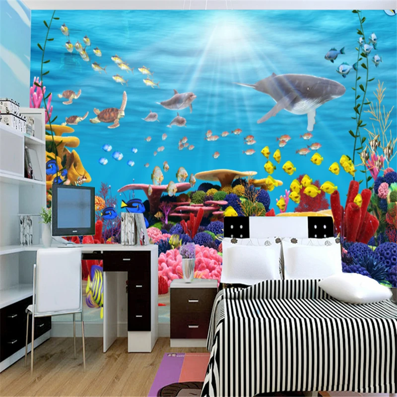 Beibehang Cartoon Papel De Parede 3d Wallpaper Kids Photo Murals For Tv Wall Paper Child Bedroom Wallpaper For Walls 3 D Behang Photo Murals 3d Wallpaperwallpaper For Walls Aliexpress