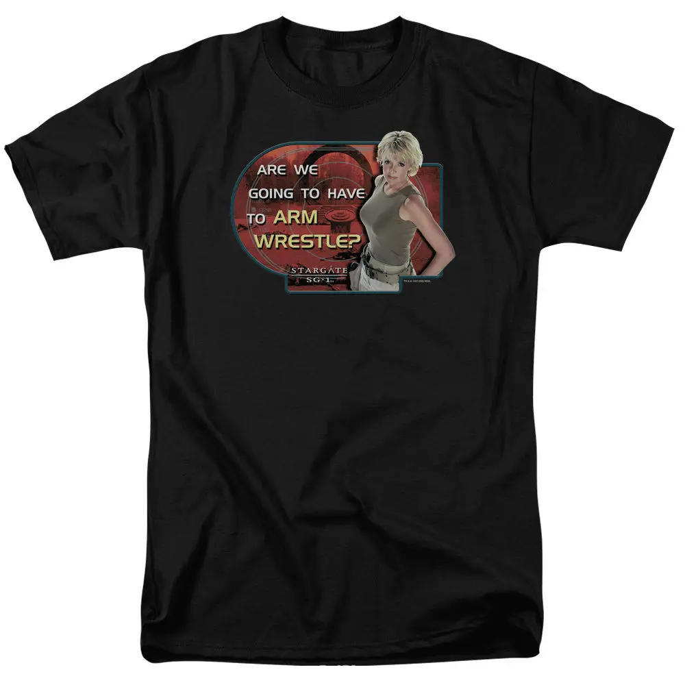 SG1 الذراع يتصارع تي شيرت أحجام جديد بارد عارضة فخر t قميص الرجال للجنسين جديد الأزياء التي شيرت شحن مجاني قمم اياكس SG1 الذراع يتصارع تي شيرت أحجام جديد بارد عارضة فخر t قميص الرجال للجنسين جديد الأزياء التي شيرت شحن مجاني قمم اياكس