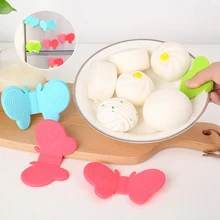 2 шт./пара Горячая милые силиконовые в форме бабочки с магнитом теплозащитное Прихватки микроволновая печь ручные зажимы