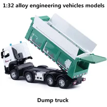 1:32 alloy engineering vehicles models,pull back& flashing&musical,dump truck model,metal diecasts,toy vehicles,free shipping