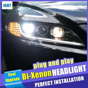 

new head lamp Car Styling For Mazda 6 headlights 2003-2013 LED headlight drl LED Lamp HID KIT Bi-Xenon Lens angel eyes low beam