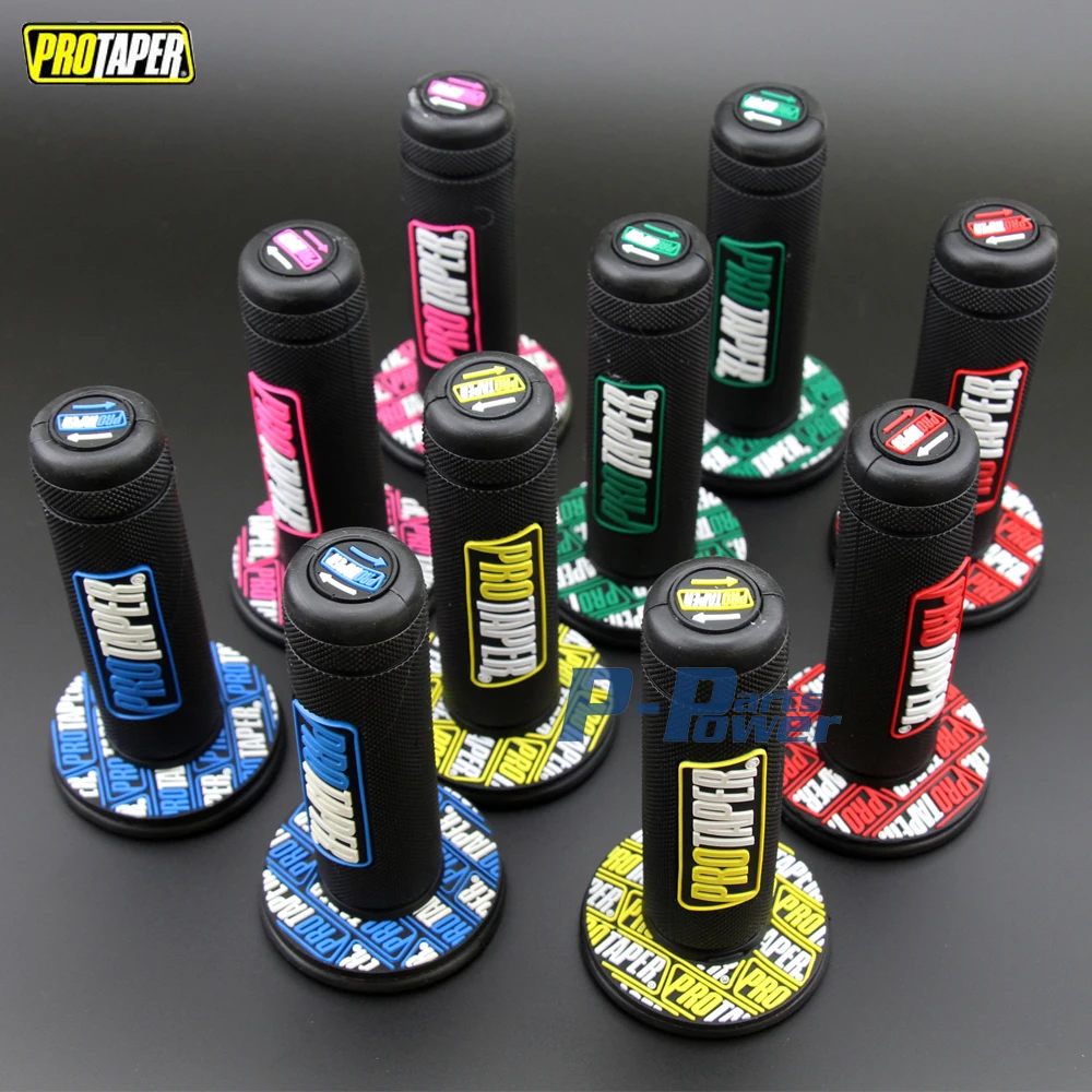 

PRO TAPER Motorcycle High Quality Protaper Dirt Pit Bike Motocross 7/8" Handlebar Rubber Gel Hand Grips Brake Hands Handle Grip
