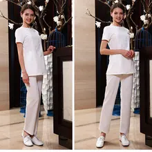 Модный дизайн спа медицинский скраб для красоты набор женский тонкий подходит стоматологическая клиника салон красоты Скраб Униформа медицинский комбинезон