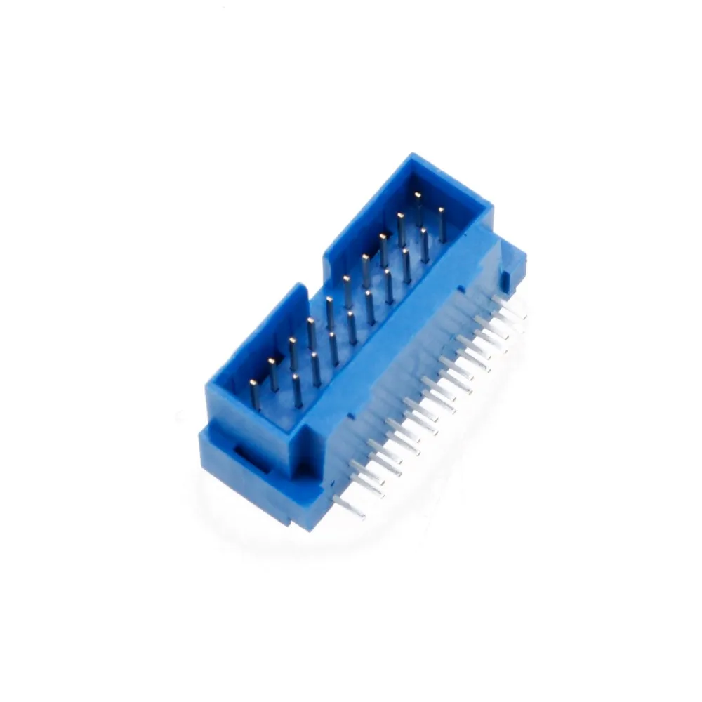 YuXi 1 шт. USB 3 0 19pin 20pin папа 90 градусов материнская плата разъем chassisplugged