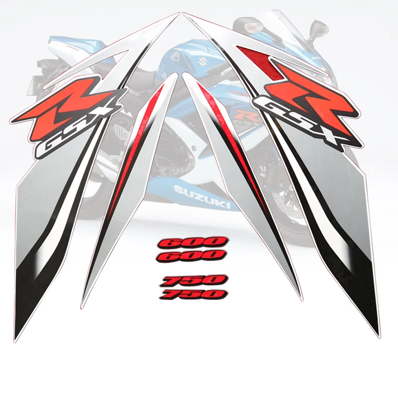 

Motorcycle For Suzuki GSXR600 2008-2009 GSXR750 08-09 K8 K9 GSXR 600 Sticker Full Kit Applique High Quality Whole Vehicle Decal