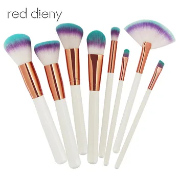 

8 Pcs Professional Gradient Makeup Brushes Set Cosmetics Foundation Blending Blush Makeup Tool Powder Eyeshadow Cosmetic Set