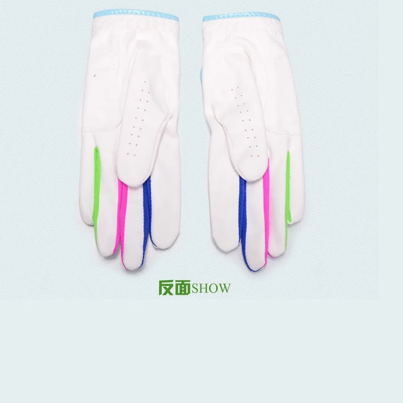Перчатки для гольфа для ребенка из микрофибры Материал дышащий окружающей Материал Прихватки для мангала одна пара Гольф перчатки