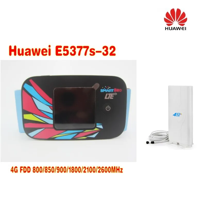Мобильный беспроводной роутер Huawei Wi Fi 150 Мбит/с 4G LTE FDD 3G UMTS + 49dbi TS9 MIMO антенна|lte