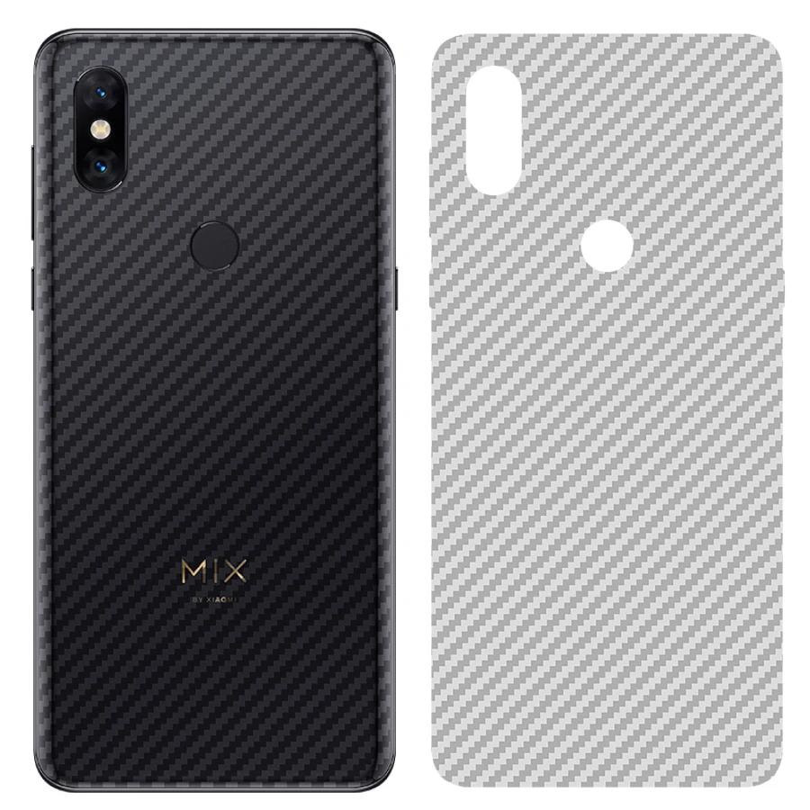 

For Xiaomi Mi 9 8 A2 Lite Poco Pocophone f1 Max Mix 3 6x Redmi Note 7 6 5 Pro Sticker label Carbon Fiber Back Protector Film
