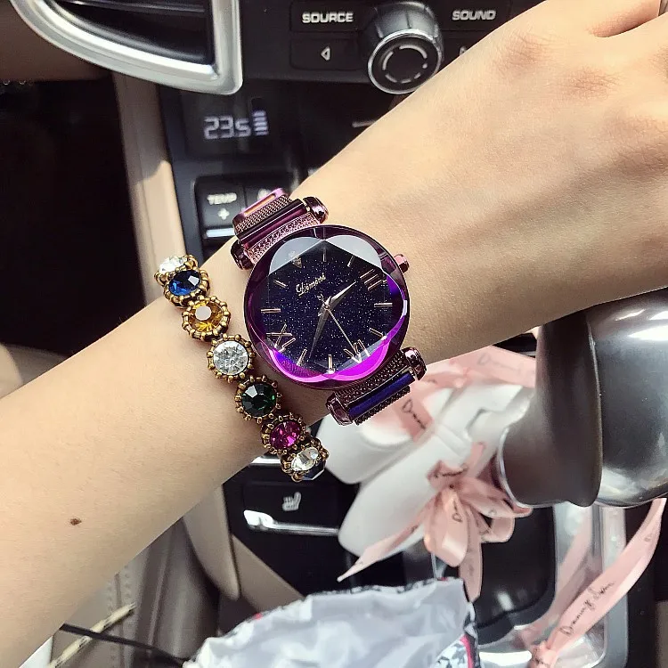 

New Super Slim Mesh Stainless Steel Watch Women Top Brand Luxury Casual Clock Fashion Ladies Dress Quartz Watch Girl reloj mujer