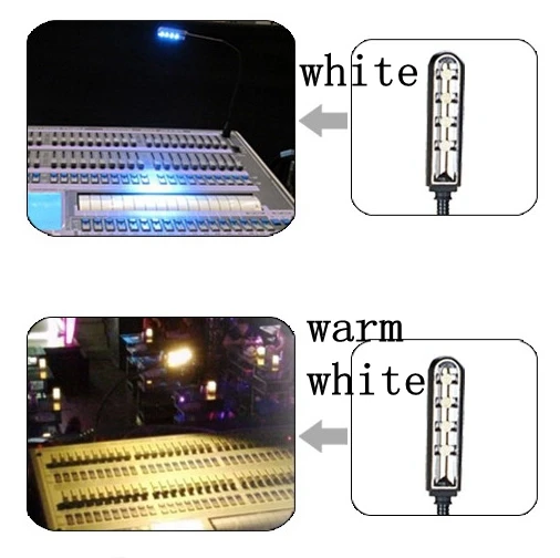  0.5W LED 12V GOOSENECK CONSOLE DESK LAMP BNC