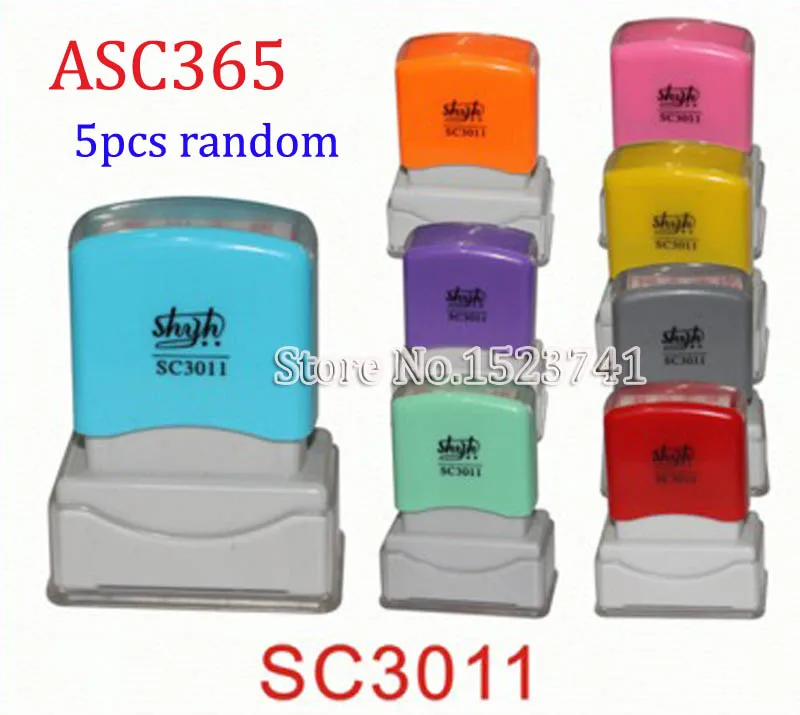 5pcs/lot Rectangle 3011mm Office Stamp Holder Rubber Stamp Pad