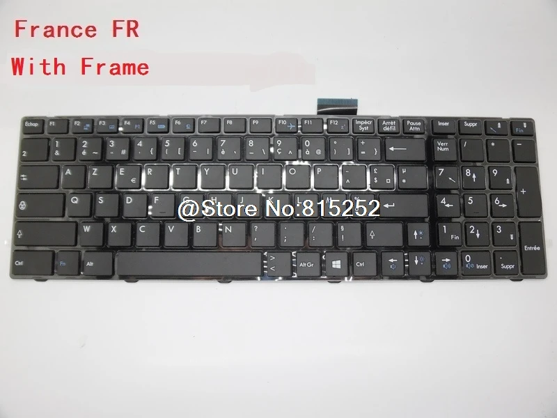 Нам TW CZ клавиатура для MSI GP70 2OD-011TW Китай 2OD-016BE Бельгии 2OD-027US английский 2OD-035RU русский 2OD-078FR 2OD-095XFR Франция