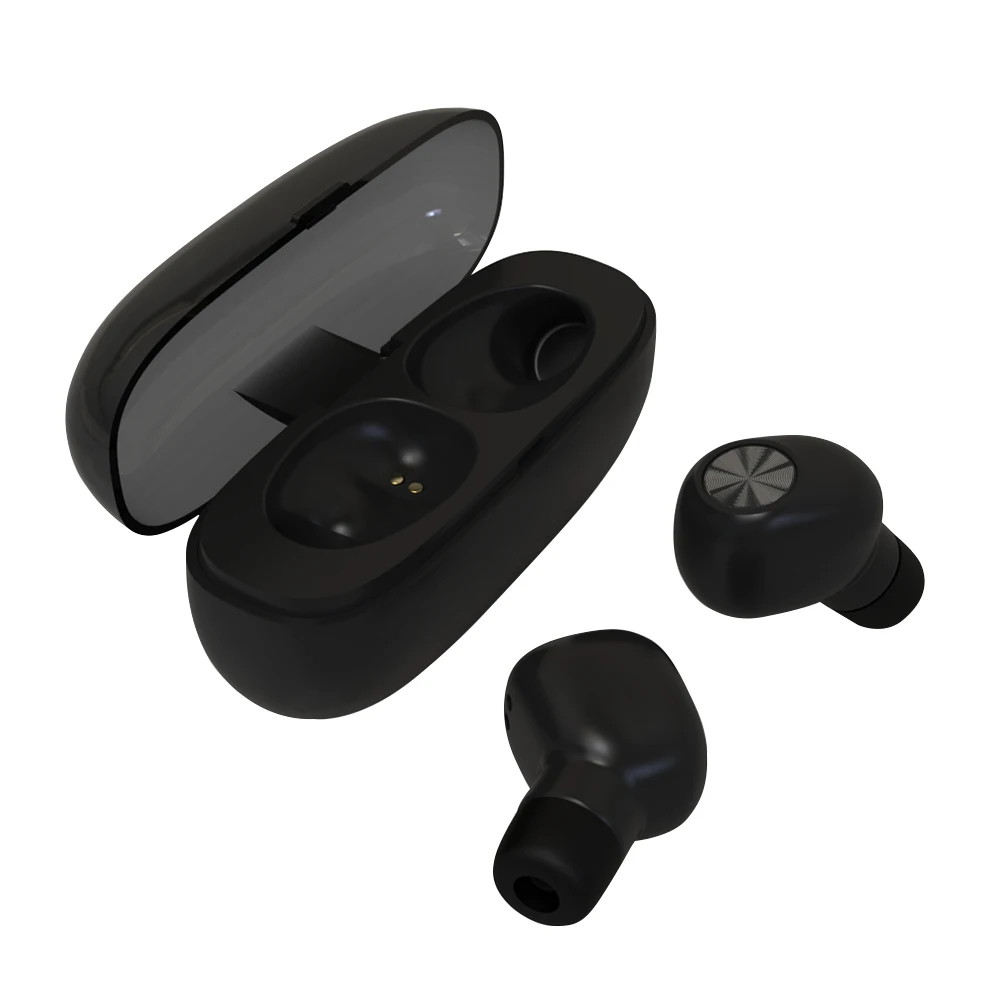 

TWS-наушники водонепроницаемые с поддержкой bluetooth 5,0 и зарядным футляром