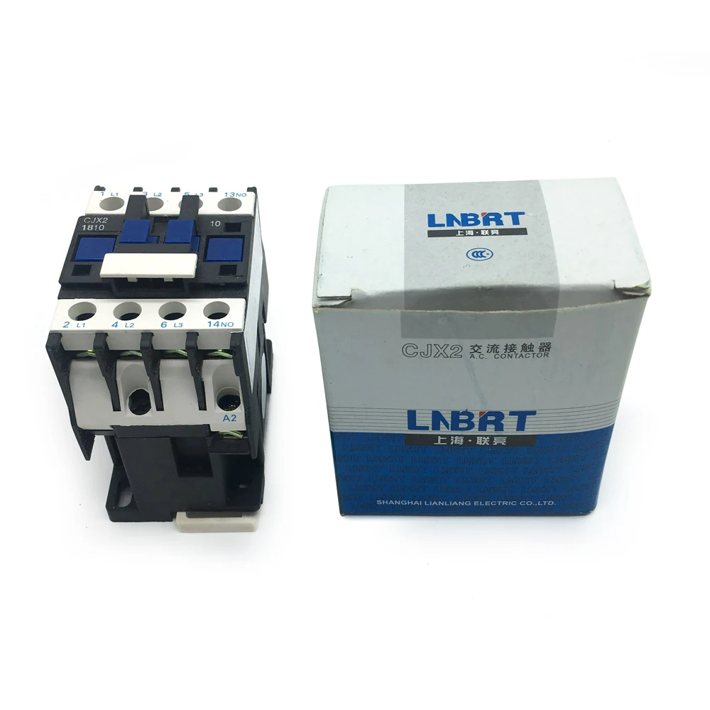 Latast 16A 380V 24V 12V 220V Контактор CJX2-1810 LC1 контактор переключатель используется для того, чтобы защитить цепь нагрузки хорошего качества контактор переменного тока