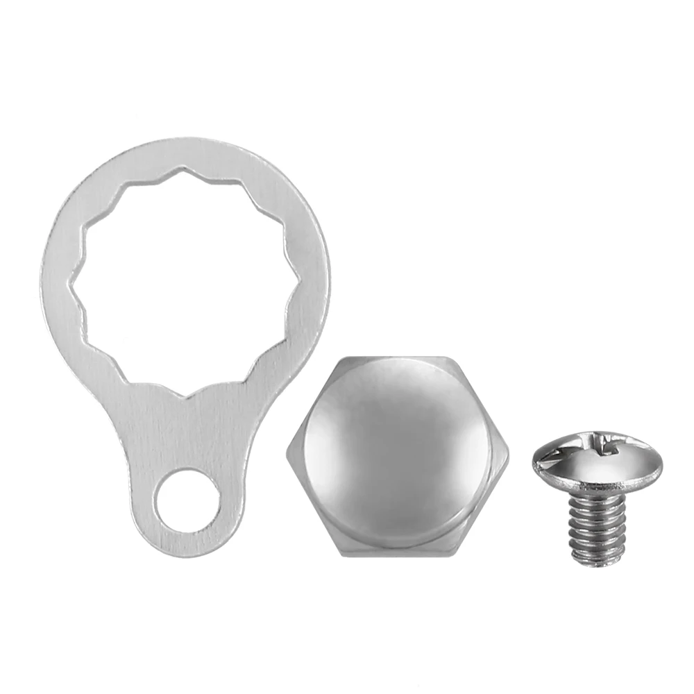 

Left Right Hand Fishing Reel Screw Nut Cap Handle Repair Parts Locking Plate DIY Fishing Accessory Set Fishing Tackle