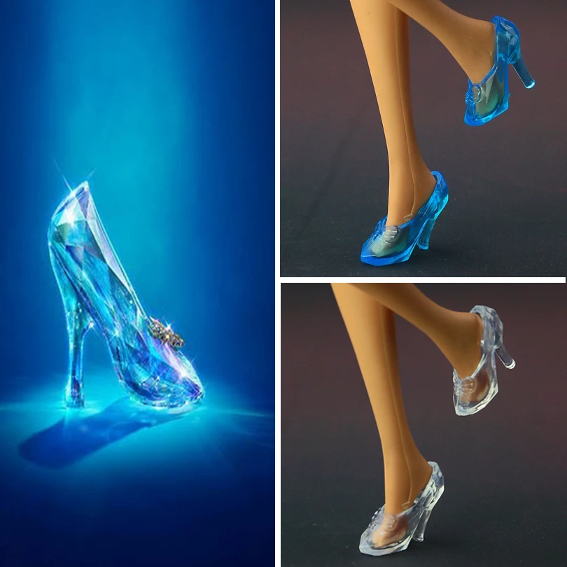 crystal barbie shoes