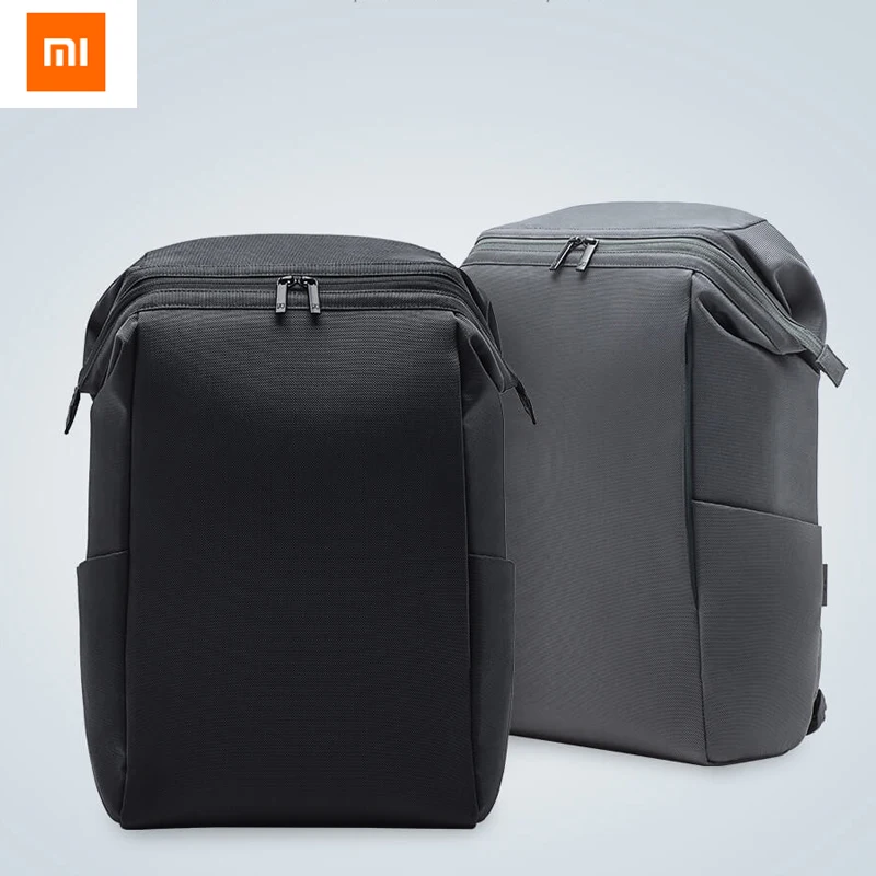2 colores Original Xiaomi 90FUN bolsa Commuter mochila barril apertura 4 niveles de repelente al agua Simple y ligero para el trabajo de viaje - 1