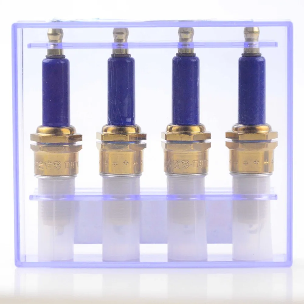 

GOOFIT GOOFIT 4pcs Ignition Plug Kit New D8TC Blue Spark Plug for Mens Motorcycle Scooter Go Kart H058-039
