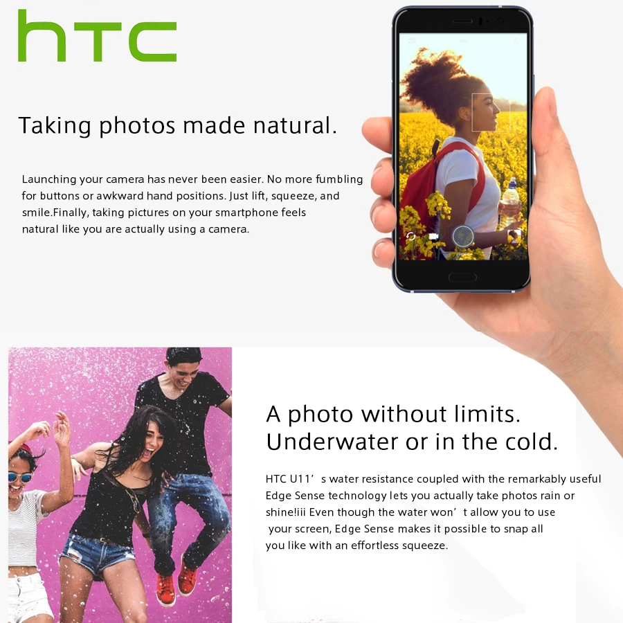 Original Brand New HTC U11 4G LTE Mobile Phone Snapdragon 835 OctaCore IP67 4GB+64GB 2560x1440p 16MP 3000mAh 5.5 inch Smartphone Original Brand New HTC U11 4G LTE Mobile Phone Snapdragon 835 OctaCore IP67 4GB+64GB 2560x1440p 16MP 3000mAh 5.5 inch Smartphone