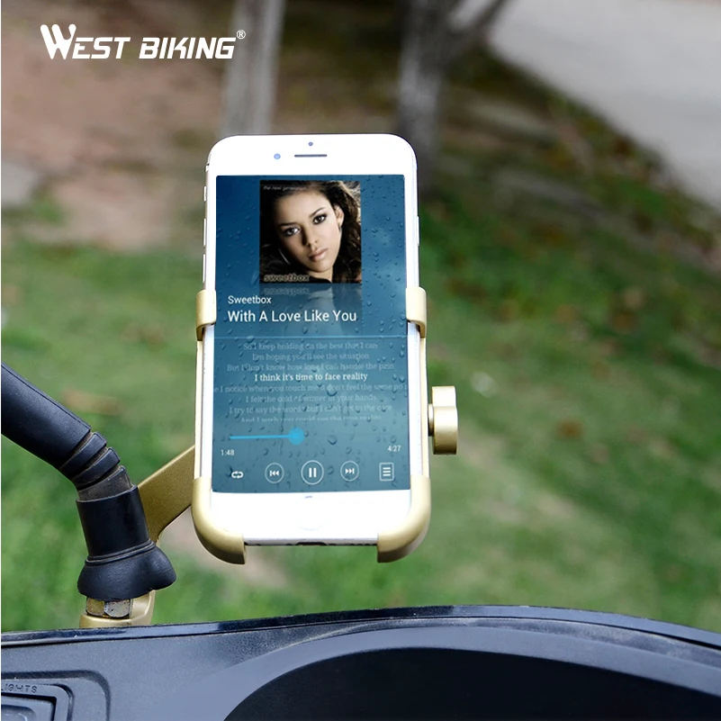 WEST BIKING Универсальный держатель для телефона велосипеда противоскользящие