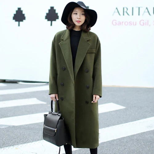 New arrival 2017 winter wool coat women loose cocoon thickening warm woolen coat outerwear large size New arrival 2017 winter wool coat women loose cocoon thickening warm woolen coat outerwear large size