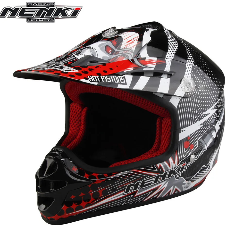 Детский мотоциклетный шлем для мотокросса NENKI детский езды на мотоцикле DH Dirt Bike