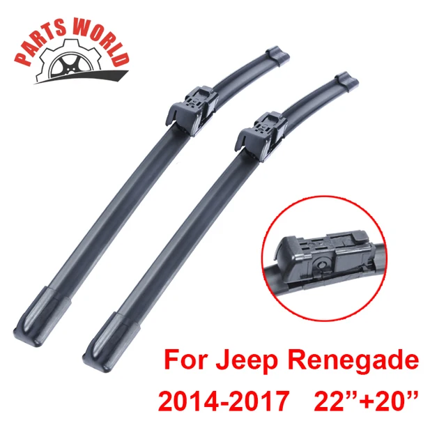Wiper Blade For Jeep Renegade 2014 2017 20''+22" Auto Windshield Front