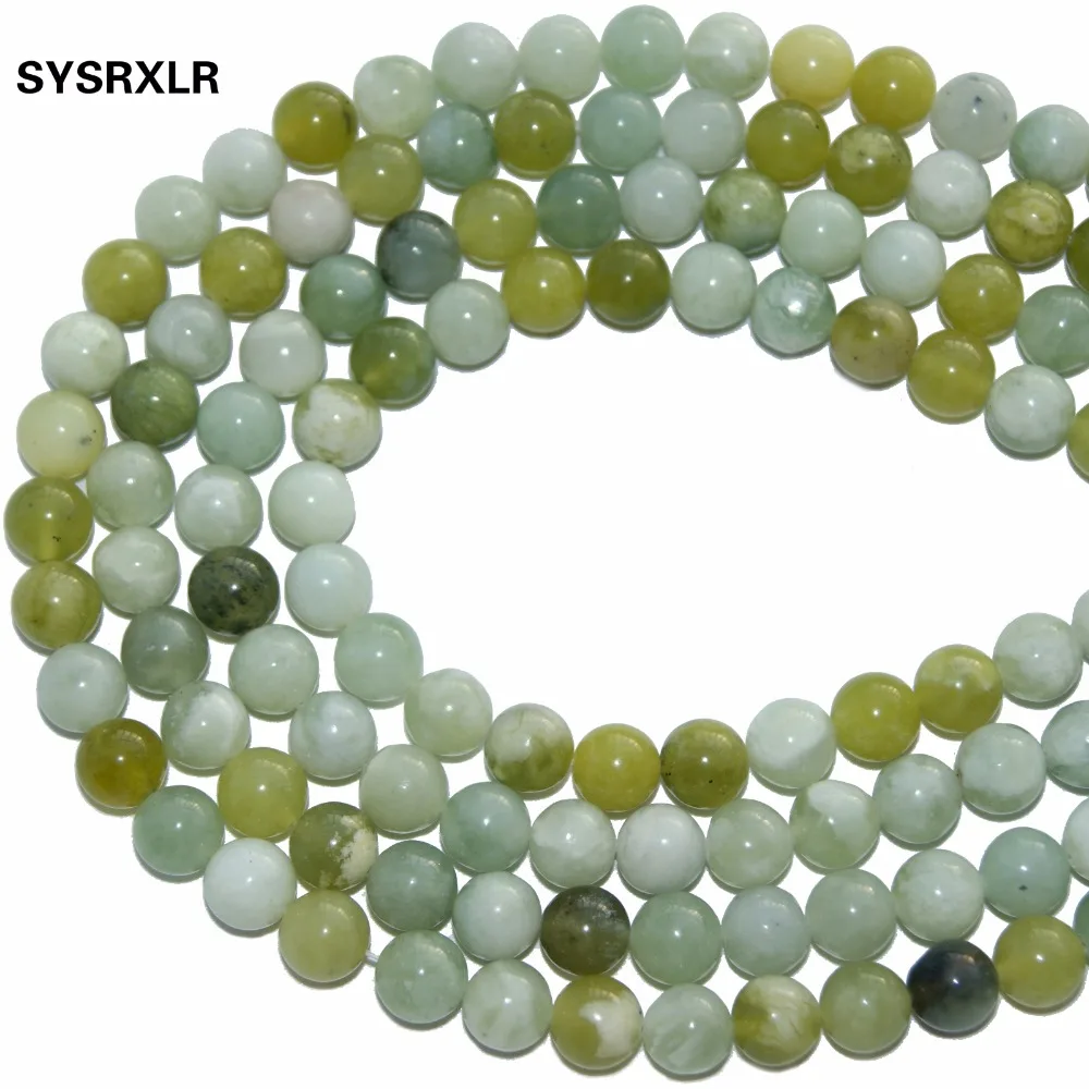 

Wholesale AAA+ Charm Round Shape Natural Jadee Stone Beads For Jewelry Making DIY Crystal Bracelet 6/8/10 /12 MM Strand 15''