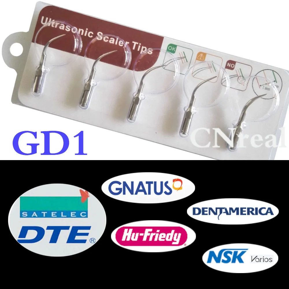 Gd1 para Dte Pacotes Peças Ponta Scaler Ultrassônica Dental – Satelec Nsk Varios Gnatus Bonart Rollence-s Hu-friedy 2 10