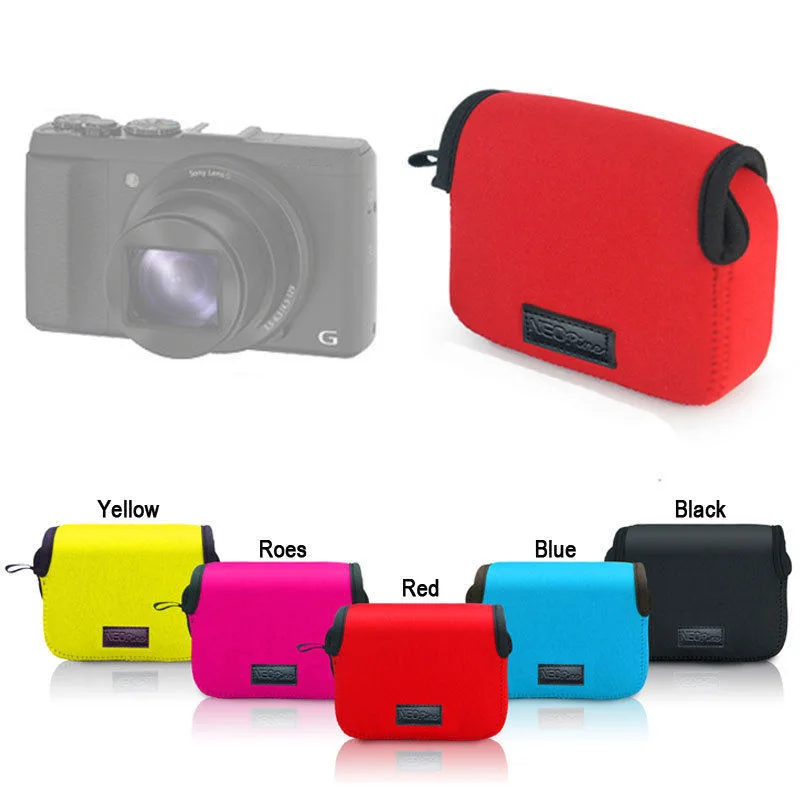Неопреновый чехол для фотокамеры для SONY HX50 HX60 HX80 HX90 RX100 RX100II V M3 RX100M4 M5 WX500 DSC-HX90V камера чехол cover protector чехол