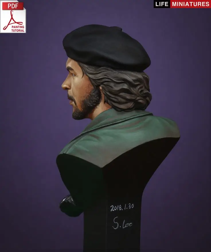 [Loong Way миниатюры] Жизнь миниатюры CHE GUEVARA бюст полимерная миниатюра|miniature|miniature