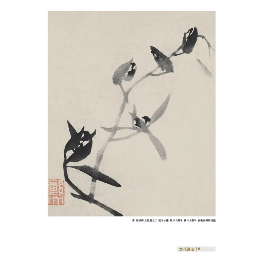 Введение в традиционной китайской техники живописи: Орхидея Живопись книги/живопись копирование шаблон рисования книга