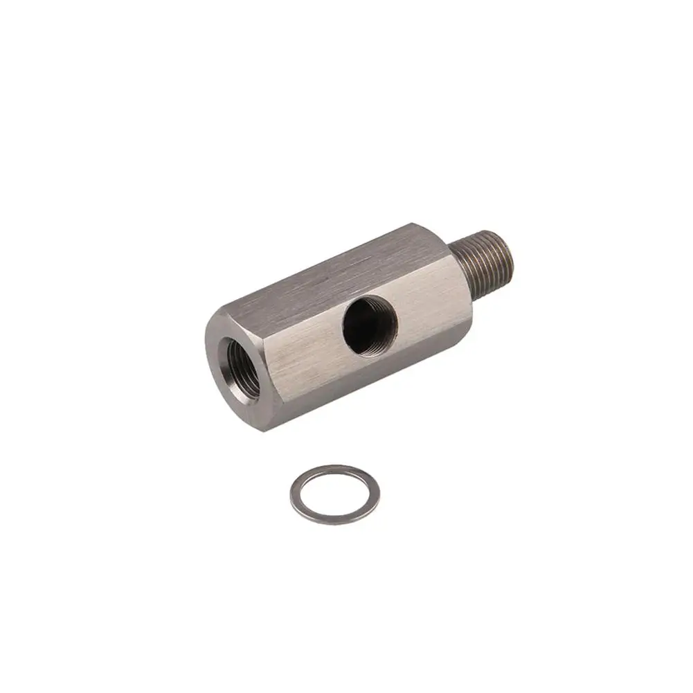 

Automotive 1/8" NPT Oil Pressure Sensor Tee To M10X1.0 NPT Adapter Turbo Supply Feed Line Gauge AF-CGQ200 Car Accessories