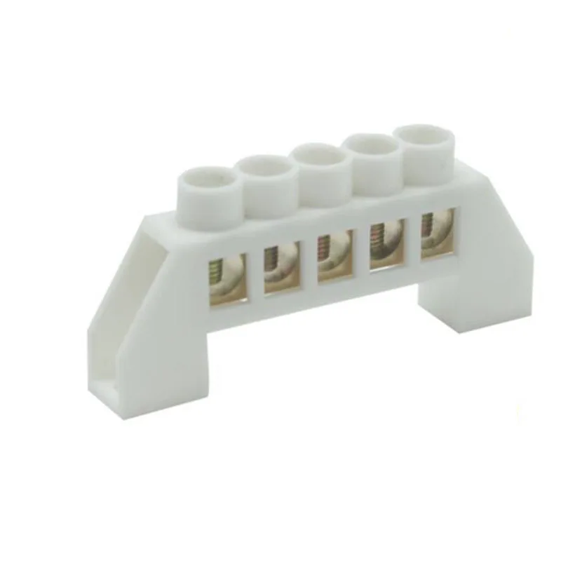 Ground Wire Row / Zero Line Row / Terminals Copper Terminal Block 5p 10PCSin Terminal Blocks