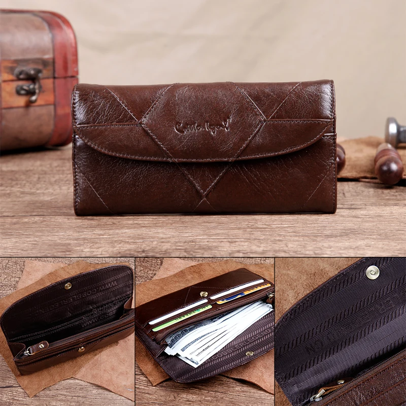 Cobbler Legend Diamonds Patchwork Genuine Leather Wallet Birthday Gift For Women Purse Clutch Bag Designers Brand Wallet Women Cobbler Legend Diamonds Patchwork Genuine Leather Wallet Birthday Gift For Women Purse Clutch Bag Designers Brand Wallet Women