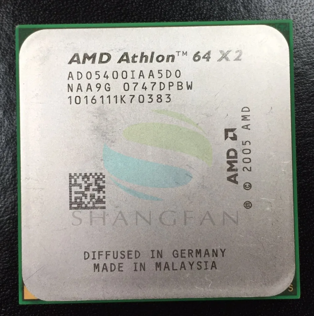 

AMD Athlon X2 5400 X2 5400+ 2.8GHz ADO5400IAA5DO ADO540BIAA5DO ADO5400IAA5DS Dual-Core CPU Processor Socket AM2 940pin