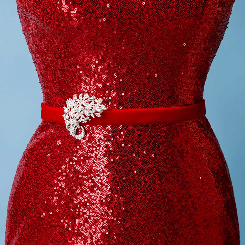 Ceewhy v-образным вырезом с открытыми плечами платье с русалочкой элегантное вечернее платье sequinated вечернее платье Abendkleider 2018 Узун elbise