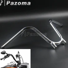 Хромированный руль для мотоцикла 7/" 22 мм 9,5" Rise APE Bootlegger с ручкой для Yamaha TX650 XS650 Chopper Bobber Hardtail