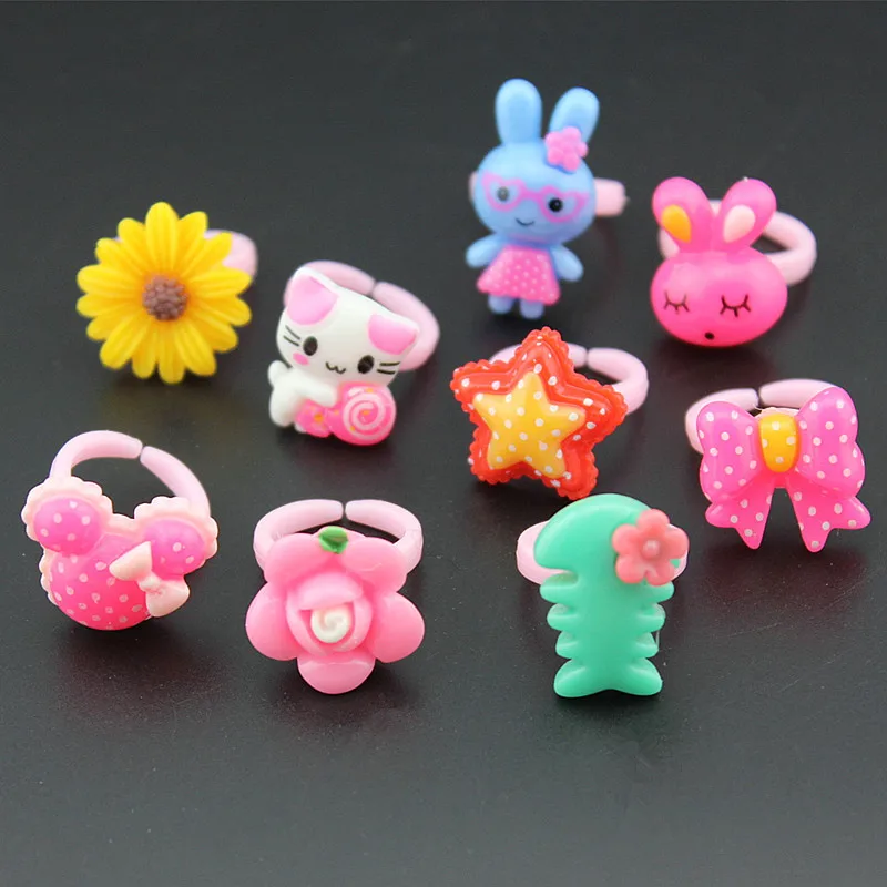 5pcs/set Rings for Children Girls Ring Cool Jewelry Anillos Anel Sale
