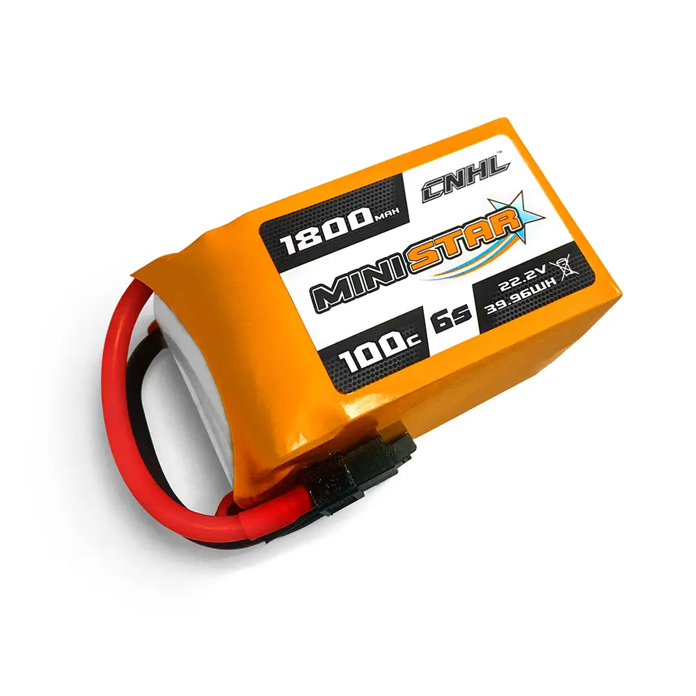 2 шт. CNHL MiniStar 1800 мАч 6S 22 V 100C Lipo аккумулятор|Детали и аксессуары| |