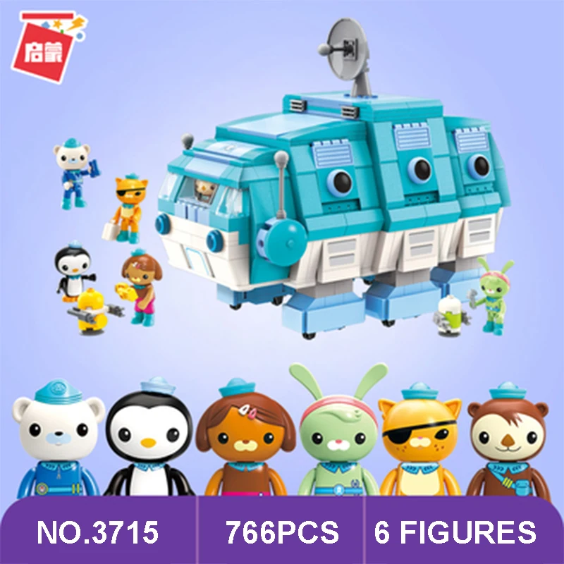 

Enlighten The Octonauts Cartoon Compatible LGSET Duplo Building Blocks Bricks Educational Toys Birthdays Gifts Figures Dashi