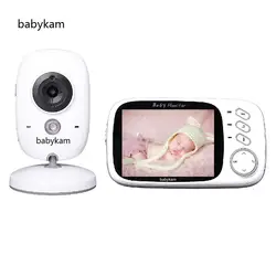 Babykam монитор фетальный Doppler 3.2 дюймов ИК ночного видения 2 способ обсуждения колыбельные Температура монитор младенца камера няня допплер