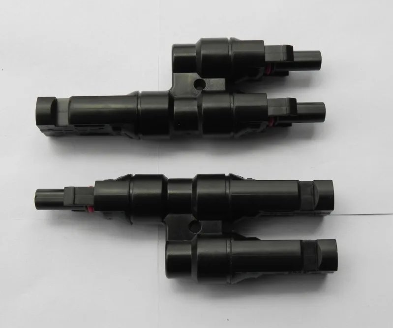 

2 Pair Branch Connectors Solar MC4 Connectors Y connector MMF+FFM