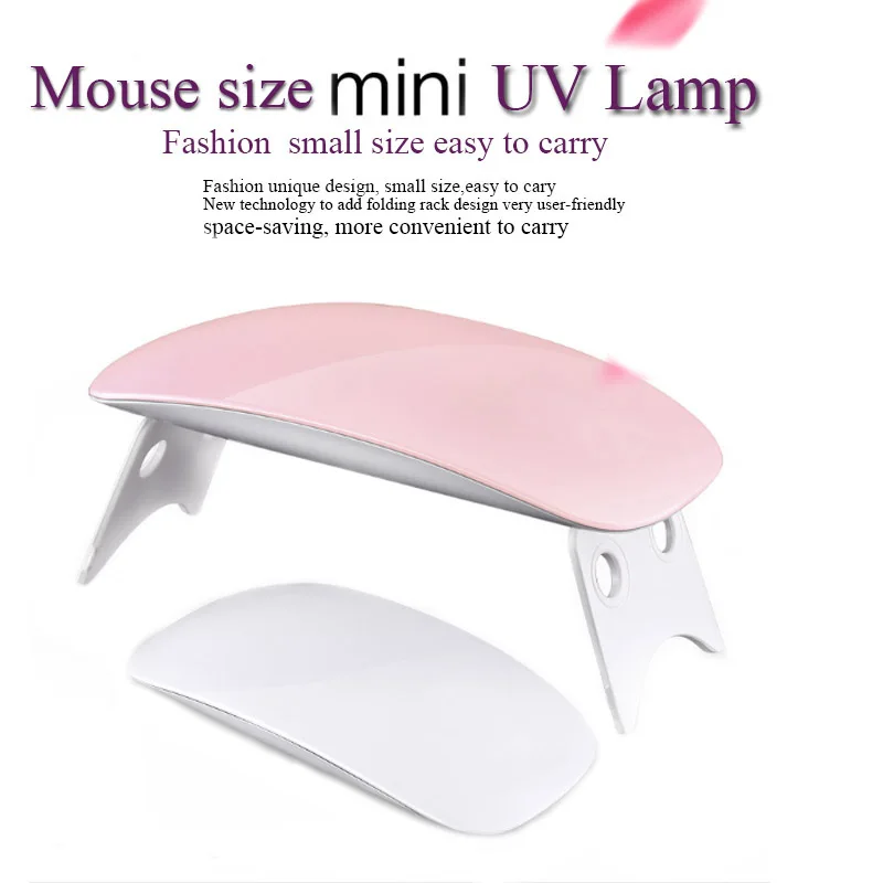 

UV Gel Polish Dryer Portable LED Nail Dryer Curing Nails Gel Mouse Shape Travel Nail Art Tool UV Nail lamp